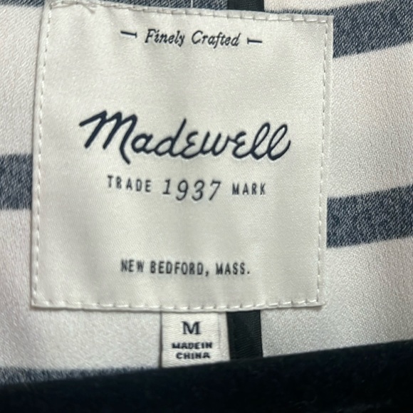 Madewell Parcel Stripe Trench Coat - Picture 12 of 12